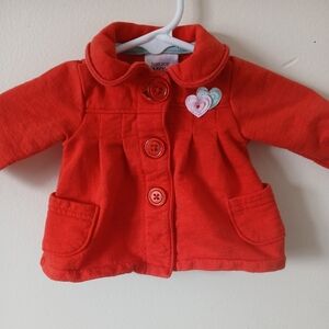 Carters Newborn Girl Pea Coat